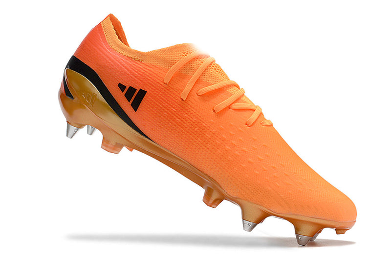 Chuteira Campo Adidas X Speedportal.1 Ponta de Aluminio Laranja "Heatspawn Pack"