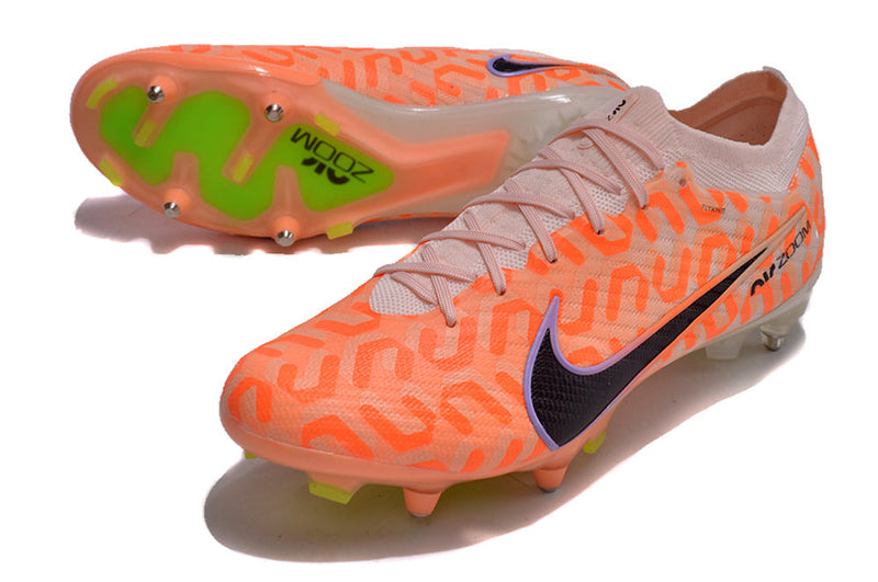 Chuteira Campo Nike Air Zoom Mercurial Vapor 15 Elite Ponta de Aluminio Laranja "United Pack"