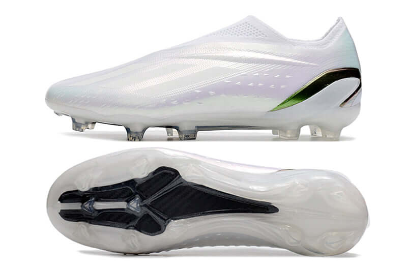 Chuteira Campo Adidas X SpeedPortal+ FG Branca "Whiteout"