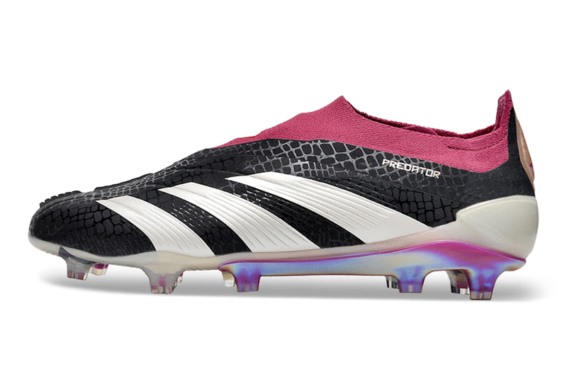 Chuteira Campo Adidas Predator LL Elite FG Preta e Roxa