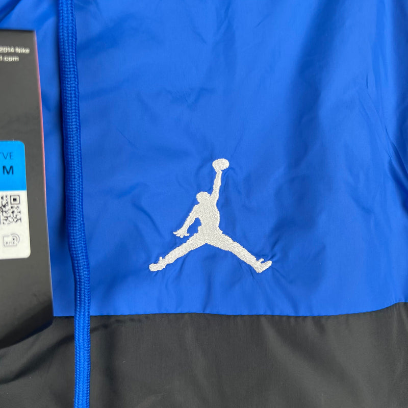 Corta Vento Nike Jordan Preta e Azul