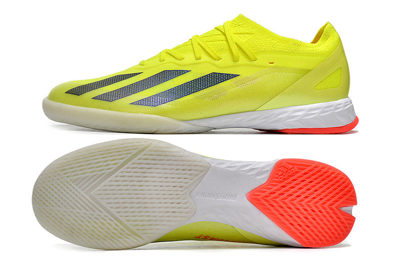 Chuteira Futsal Adidas X Crazyfast.1 IC Verde "Energy Solar Pack"