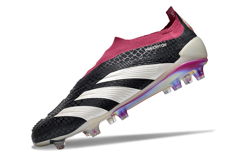 Chuteira Campo Adidas Predator LL Elite FG Preta e Roxa