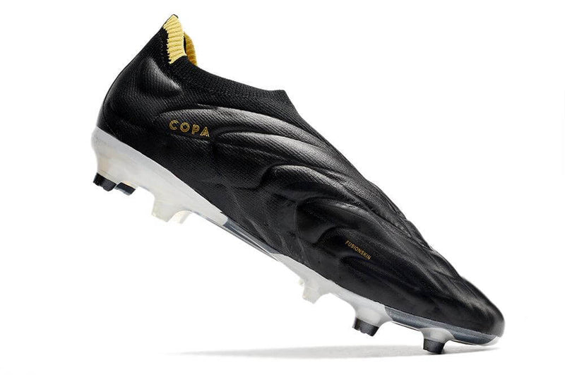 Chuteira Campo Adidas Copa Pure+ FG Preta e Branca "Teaser"