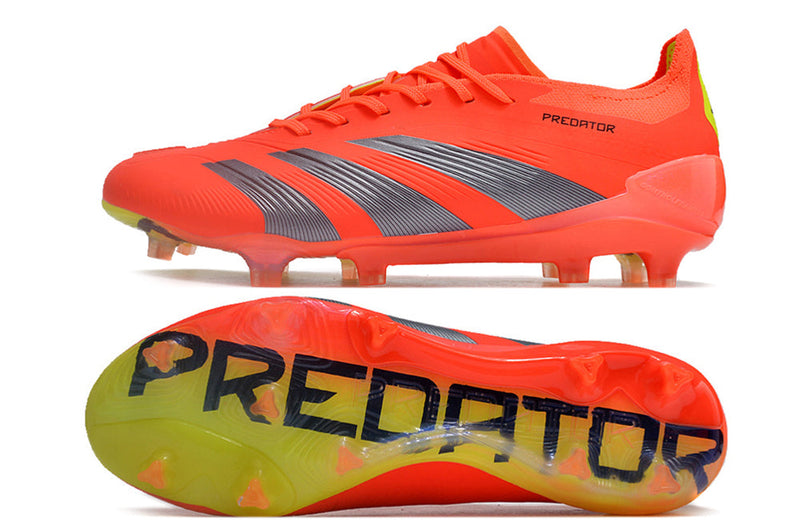 Chuteira Campo Adidas Predator Elite FG Laranja "Predstrike Pack"