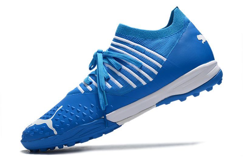 Chuteira Society Puma Future Z 1.3 TF Azul