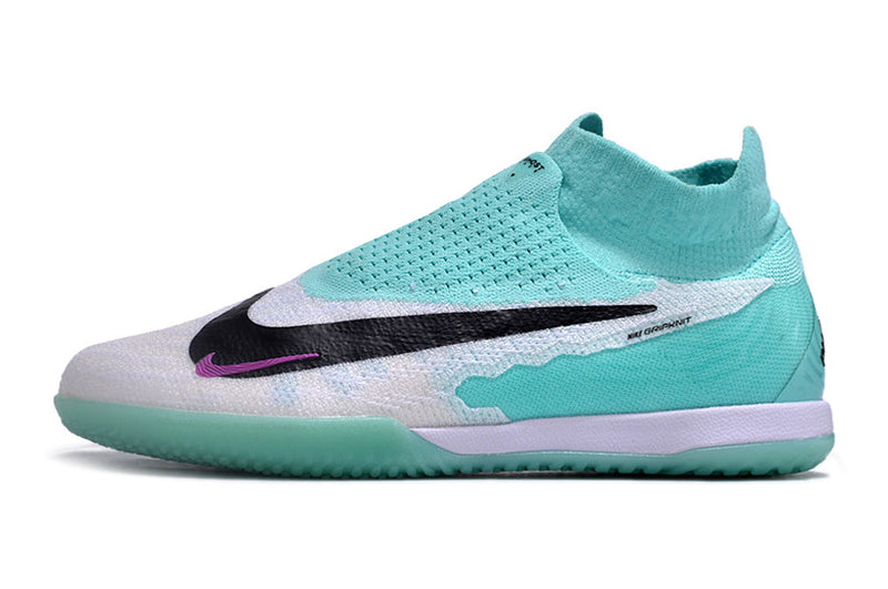 Chuteira Futsal Nike Phantom GX DF Elite IC Branca e Verde "Peak Ready Pack"