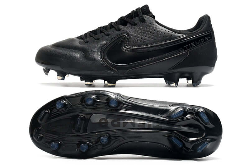 Chuteira Campo Nike Tiempo Legend 9 Elite FG Preta "Shadow Pack"