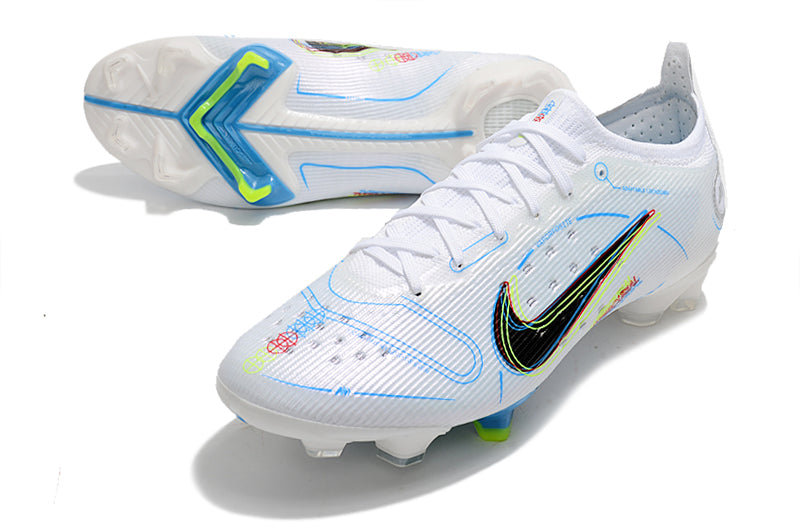 Chuteira Campo Nike Mercurial Vapor 14 FG Branca "Progress Pack"