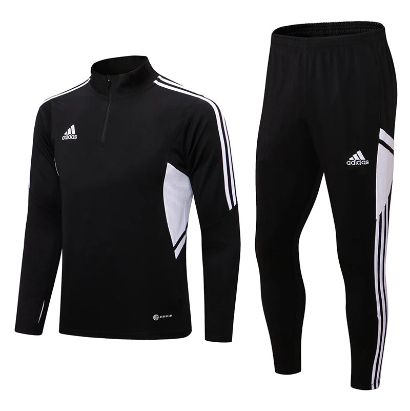 Conjunto de Frio Adidas Training Preto e Branco