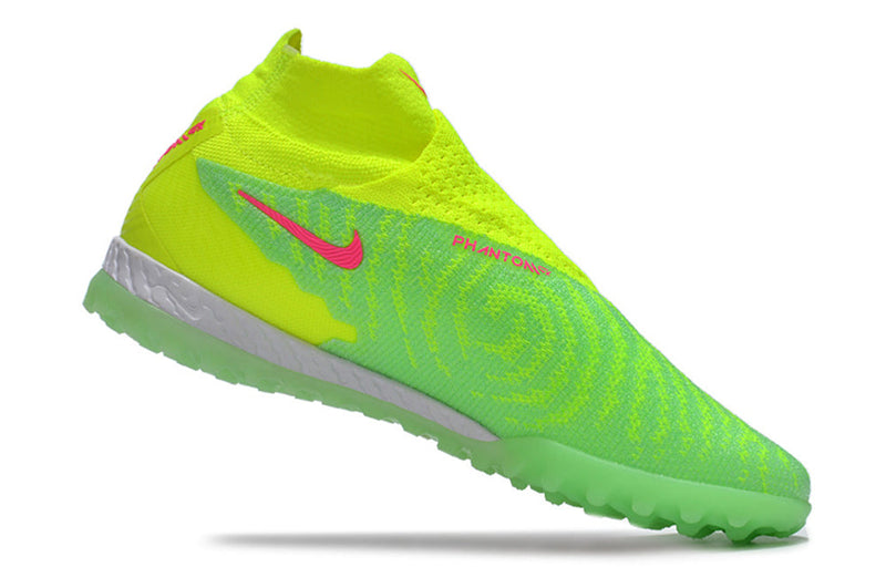 Chuteira Society Nike Phantom GX DF Elite TF Verde