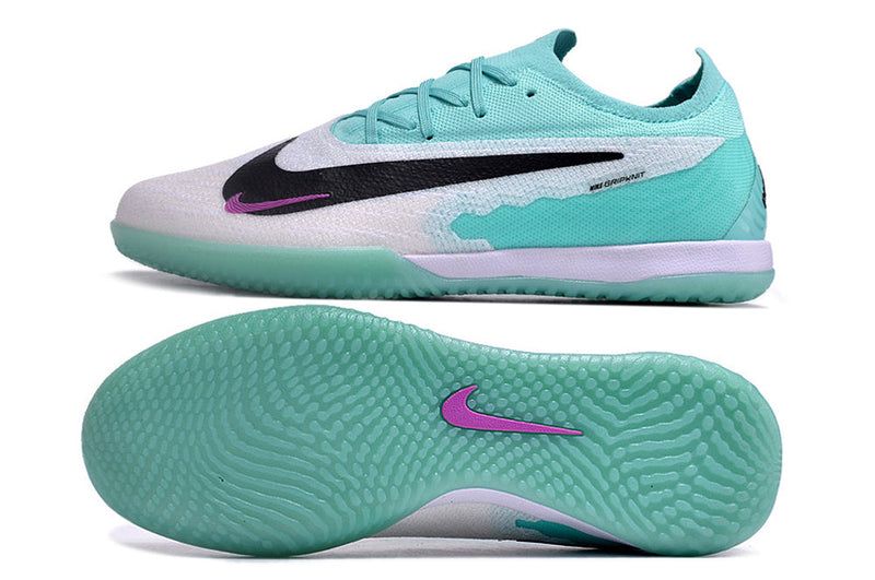 Chuteira Futsal Nike Phantom GX Elite IC Branca e Verde