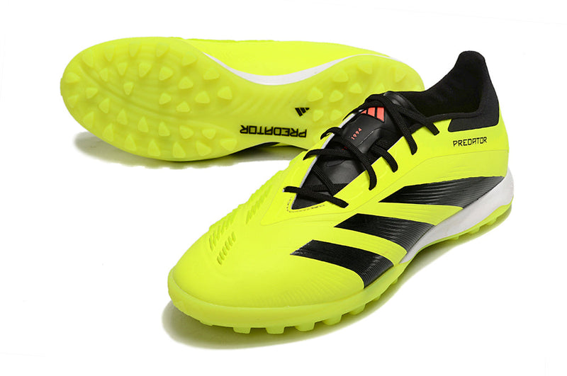 Chuteira Society Adidas Predator Elite TF Verde e Preto