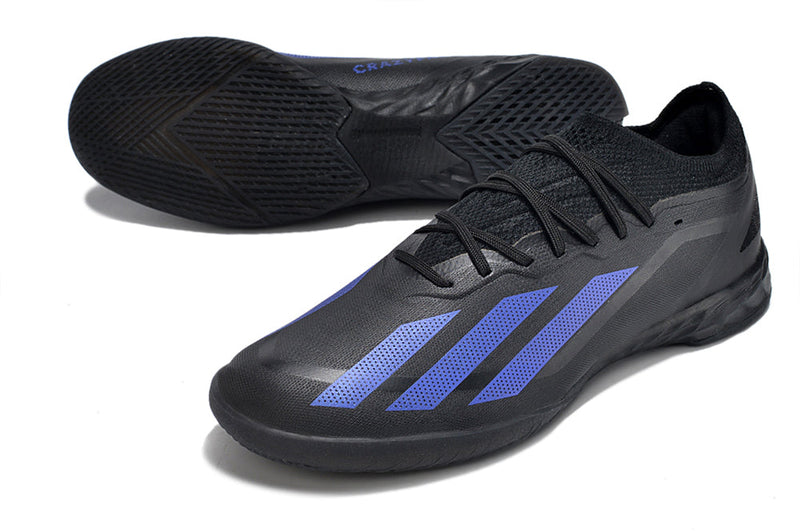 Chuteira Futsal Adidas X Crazyfast.1 IC Preta "Nightstrike Pack"