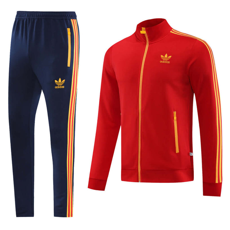 Conjunto de Frio Adidas Sportswear Vermelho e Azul