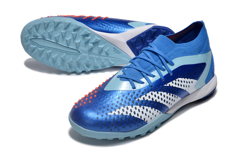 Chuteira Society Adidas Predator Accuracy.1 TF Azul "Marine Rush Pack"