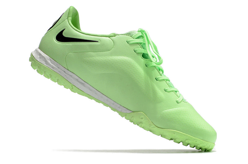 Chuteira Society Nike Tiempo Legend 9 Elite TF Verde "Luminous Pack"