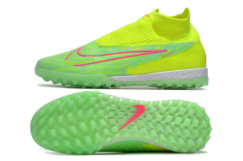 Chuteira Society Nike Phantom GX DF Elite TF Verde