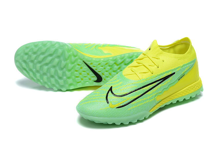 Chuteira Society Nike Phantom GX Elite TF Verde e Azul