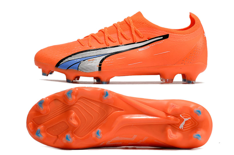 Chuteira Campo Puma Ultra Ultimate 1.4 FG Laranja "Supercharge Pack"