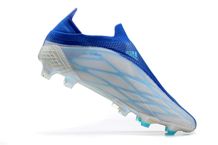 Chuteira Campo Adidas X Speedflow+ FG Azul "Diamond Edge Pack"