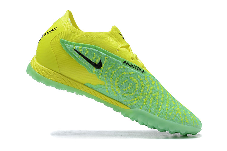 Chuteira Society Nike Phantom GX Elite TF Verde e Azul