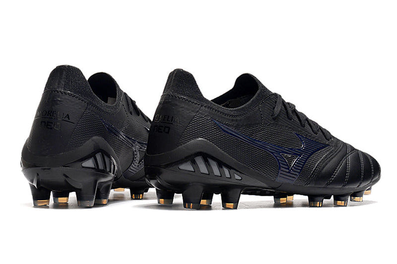 Chuteira Campo Mizuno Morelia Neo 3 FG Preta