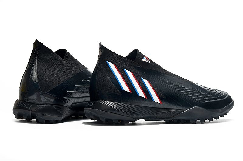 Chuteira Society Adidas Predator Edge+ TF Preta "Darkness"