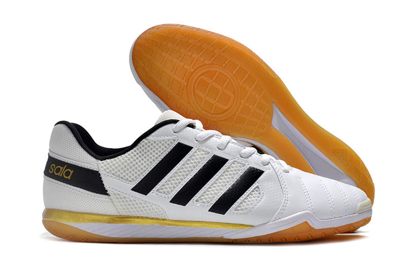 Chuteira Futsal Adidas Top Sala IC Branca e Preta