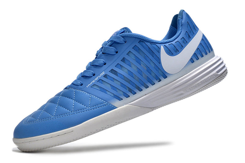 Chuteira Futsal Nike Lunar Gato II IC Azul e Branca