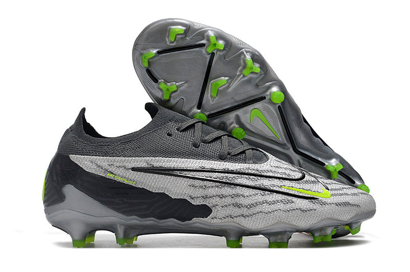 Chuteira Campo Nike Phantom GX Elite FG Cinza