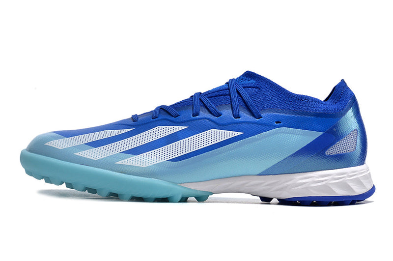 Chuteira Society Adidas X CrazyFast.1 TF Azul "Marine Rush Pack"