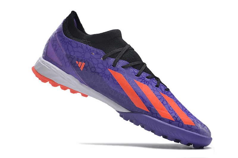 Chuteira Society Adidas X CrazyFast.1 TF Roxa "Salah"