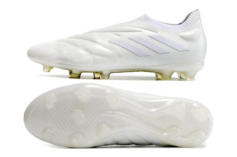 Chuteira Campo Adidas Copa Pure+ FG Branca "Pearlized Pack"