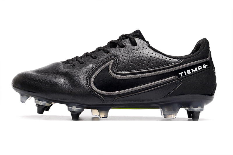 Chuteira Campo Nike Tiempo Legend 9 Elite Trava Mista Preta "Shadow Pack"