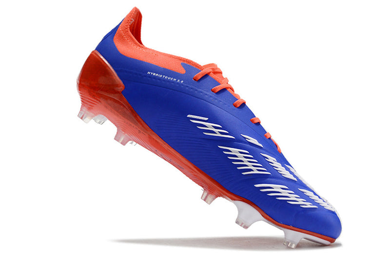 Chuteira Campo Adidas Predator Elite FG Azul, Vermelho e Branco "Advancement Pack"