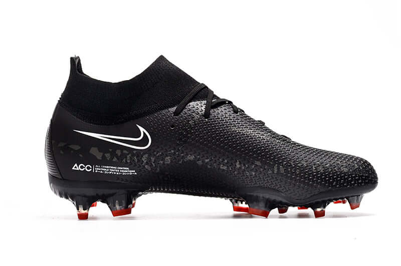 Chuteira Campo Nike Phantom GT2 DF Elite FG Preta "Shadow Pack"