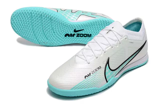 Chuteira Futsal Nike Mercurial Vapor 15 Branca e Verde N41 Pronta Entrega