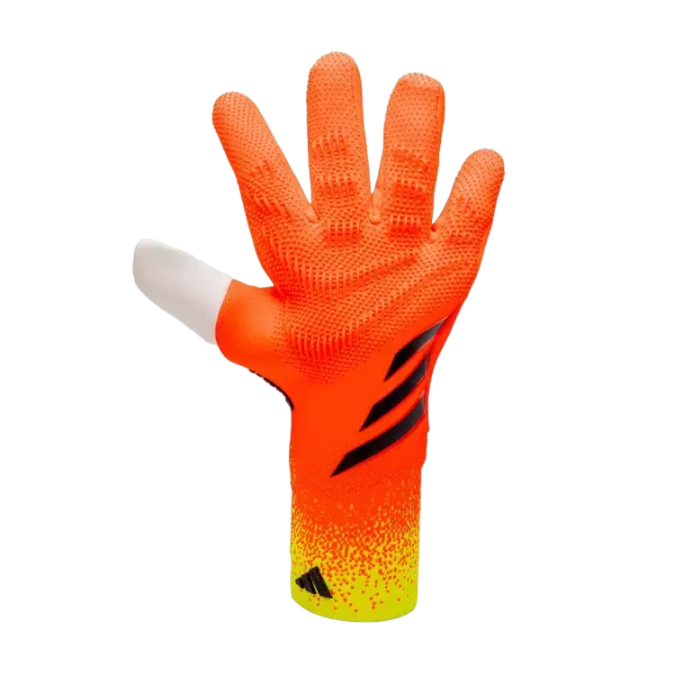 Luva de Goleiro Adidas Predator Pro Laranja e Preto "Predstrike"